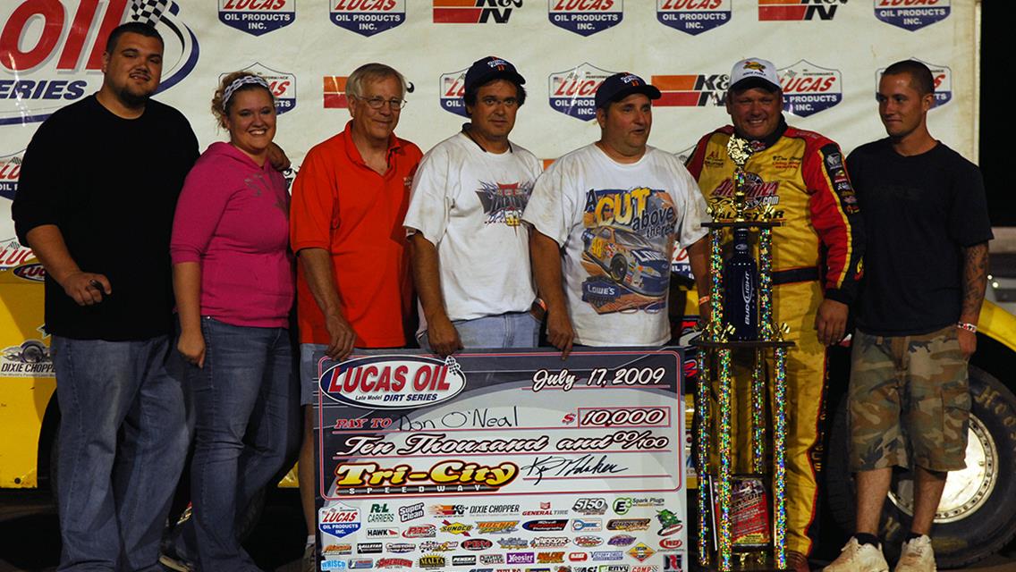 New Car Propels Don O’Neal to Series Budweiser 50 on Friday Night at Tri-City Speedway