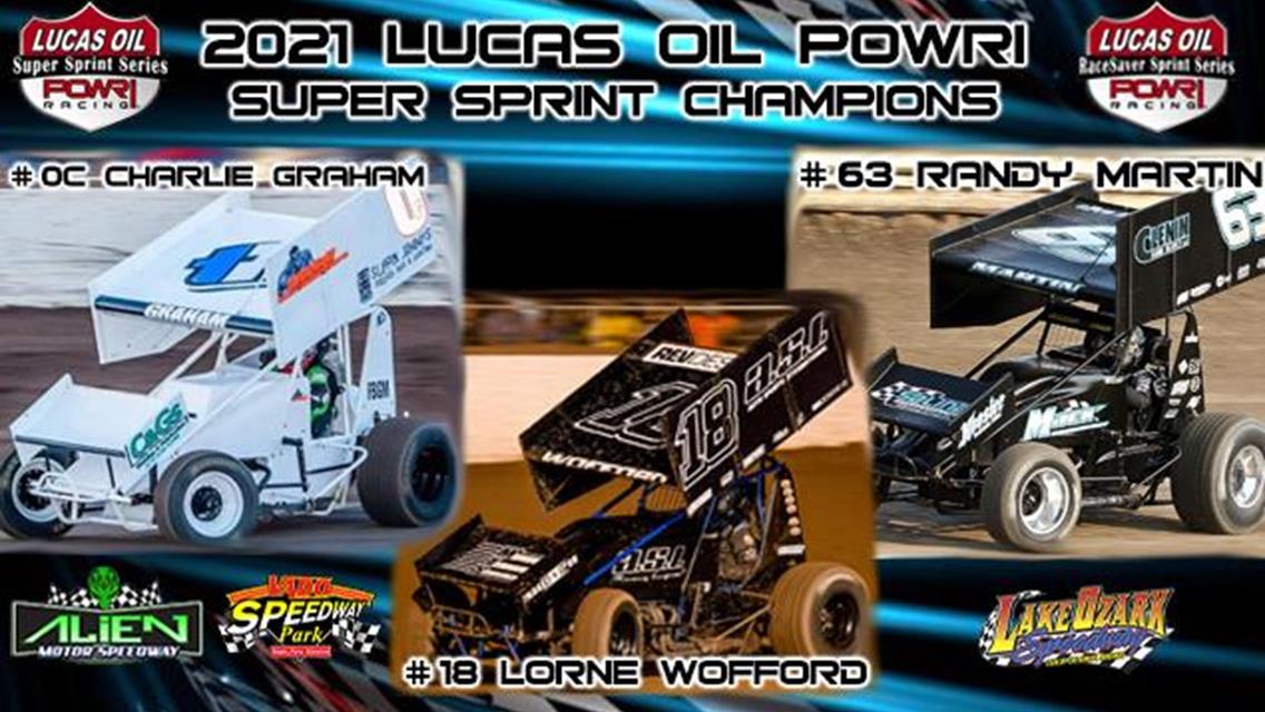 POWRi Crowns Trio of Super Sprint Track Champions