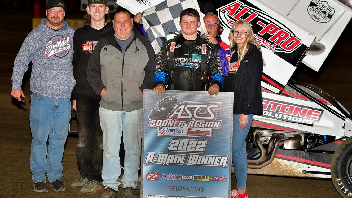 Brandon Anderson Leads It All At Creek County Speedway