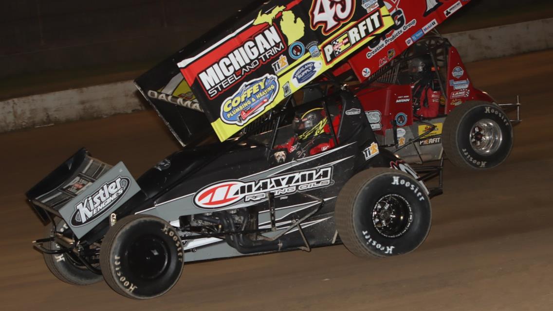 JAY STEINEBACH WINS FIRST EVER FEATURE ON THE LAST POINTS RACE