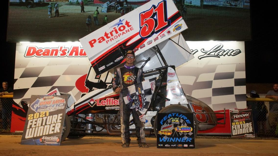 FREDDIE RAHMER WINS $ 5,000 L&M TIRE AND WHEEL NIGHT FEAUTRE; Jeff Rohrbaugh Claims 358 Sprint Victory