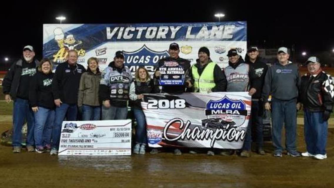 Perfect Ending--Chad Simpson Takes The Win And 2018 MLRA Title