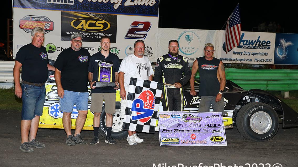 Justin Zeitner wins Gail and Karen Hampel Memorial at Corning