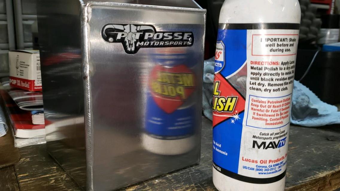 Pit Posse and Lucas Metal Polish - what a match!