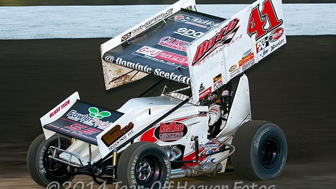 Scelzi Finishes Season With Top Five at Stockton Dirt Track