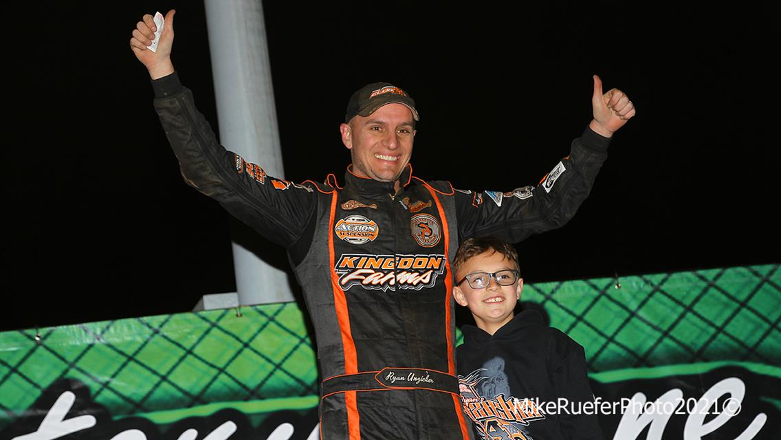 Unzicker Bests Shirley for Thaw Brawl Prelim Win at LaSalle Speedway