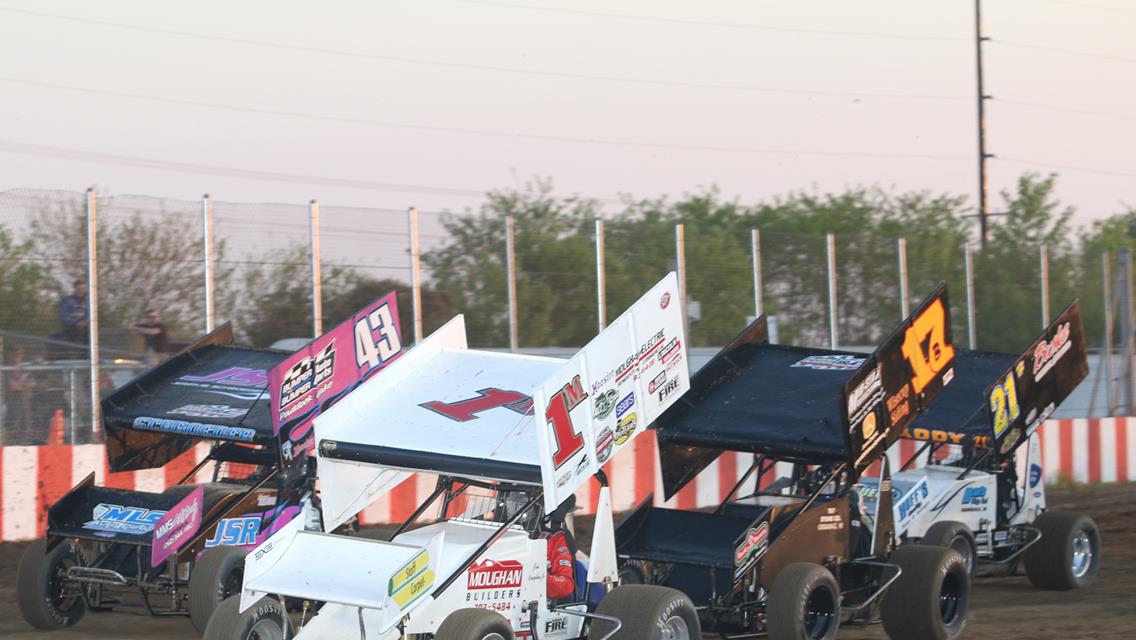 BUMPER TO BUMPER IRA OUTLAW SPRINTS HEADLINE EVENTS AT CEDAR LAKE AND ANGELL PARK SPEEDWAYS THIS WEEKEND!