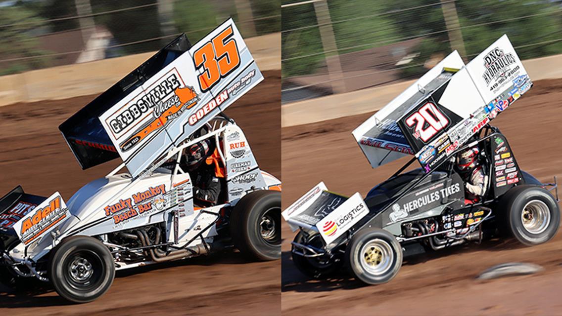 Schmidt soars to sixth 2023 PDTR 360 Sprint Car triumph