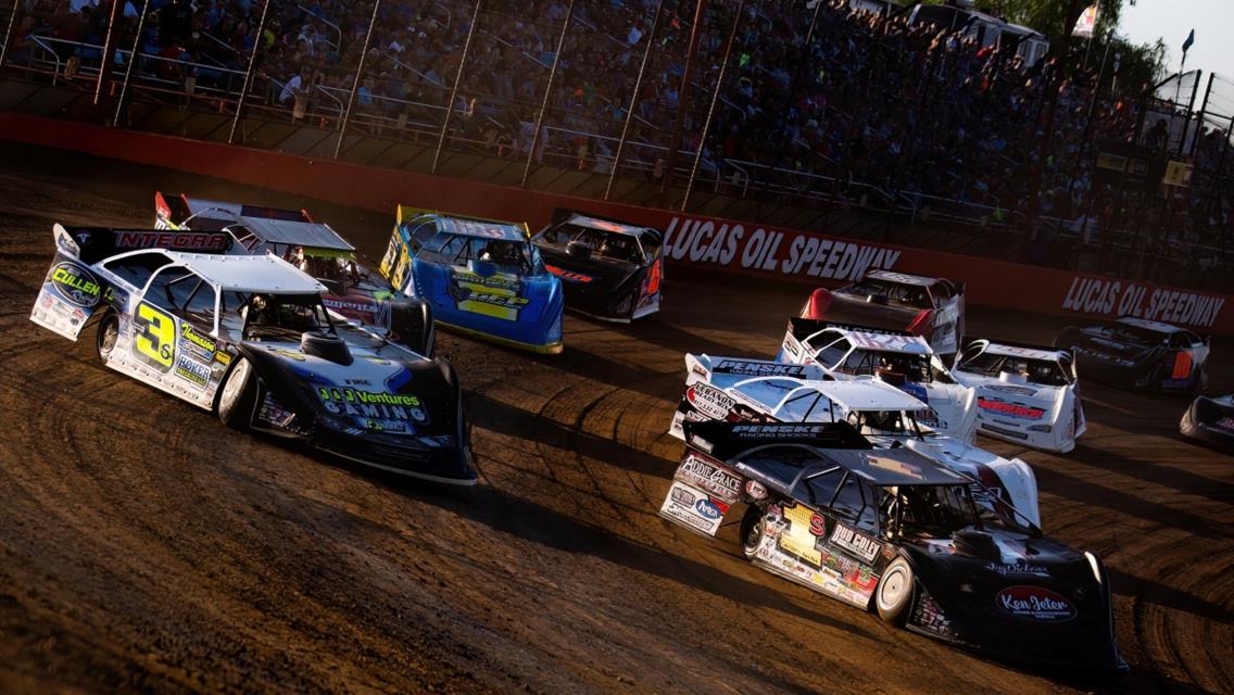 Lucas Oil Speedway (Wheatland, Mo.) – Lucas Oil Late Model Dirt Series – Show-Me 100 – May 27-28th, 2022. (Heath Lawson photo)