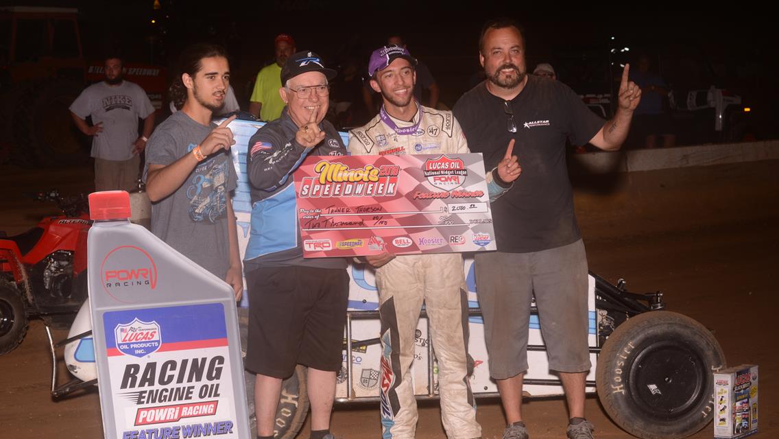 Thorson Tops Night One of POWRi Illinois SPEED Week