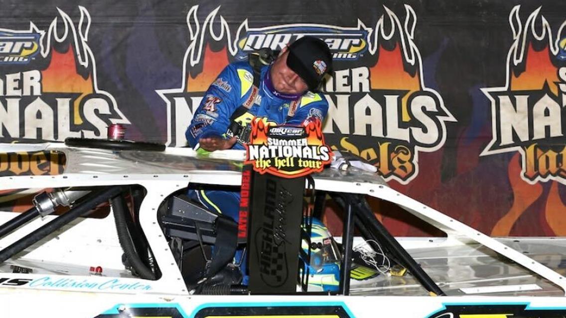 Highland Speedway (Highland, IL) – DIRTcar Summer Nationals – July 8th, 2023. (Terry Page Photo)