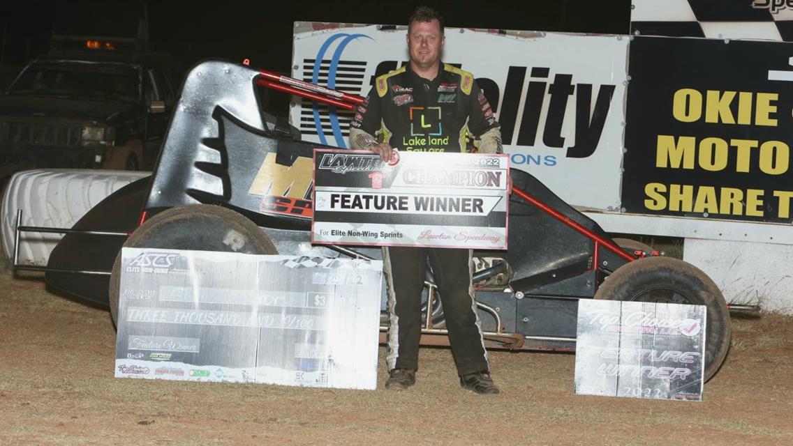 Shane Cockrum Lands First ASCS Elite Non-Wing Win At Lawton