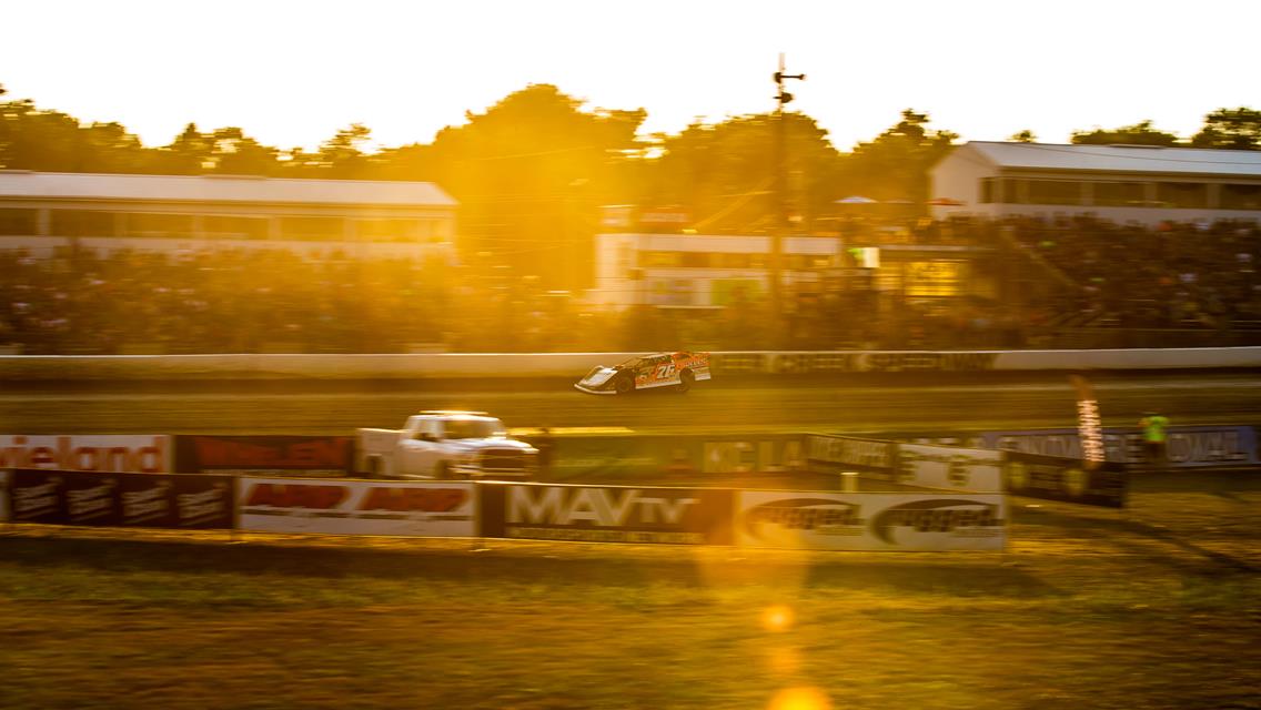 Deer Creek Speedway (Spring Valley, MN) – Lucas Oil Late Model Dirt Series – NAPA Auto Parts Gopher 50 – July 6th-8th, 2023. (Heath Lawson photo)