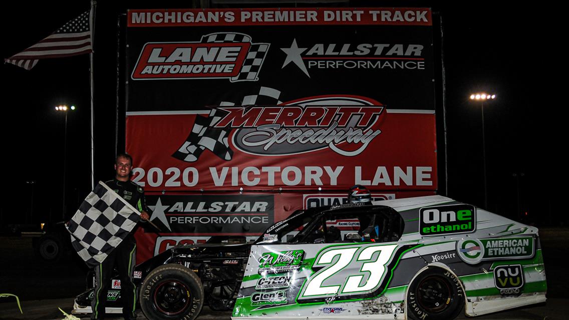 Stemler Dominates Challenge Series Feature at Merritt Speedway