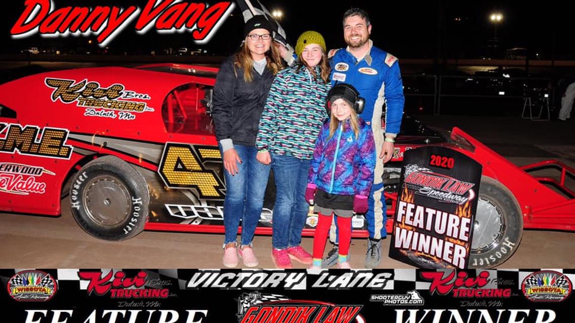 VANG CAPTURES GLS MOD FEATURE, HANESTAD TOPS LATE MODELS