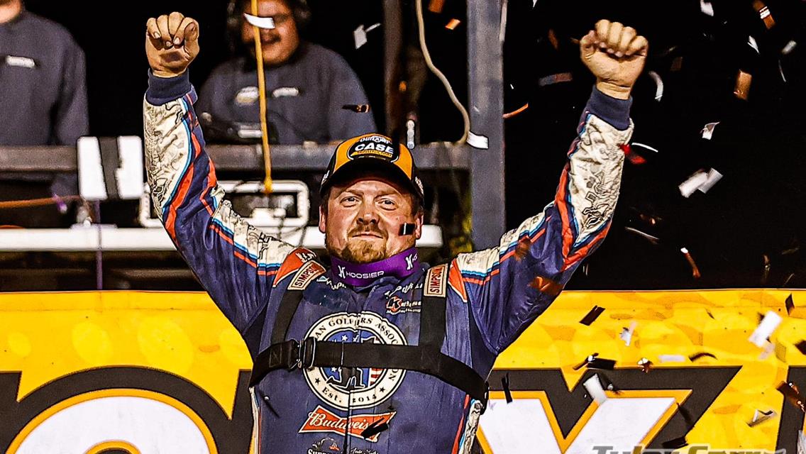 Davenport Speedway (Davenport, IA) – World of Outlaws Case Late Model Series – My Place Hotels Quad Cities 150 – August 24th-26th, 2023. (Tyler Carr photo)