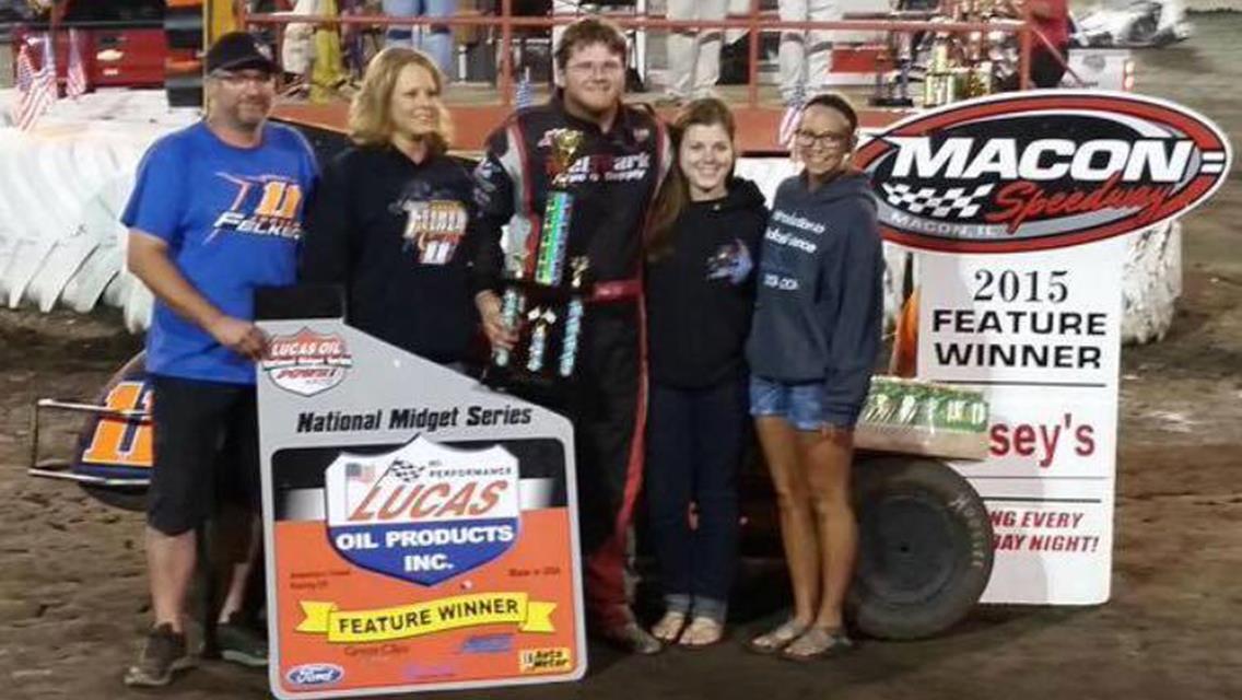 Andrew Felker Sweeps POWRi “Freedom Fest” at Macon, Takes Sixth in Angell Park Return!