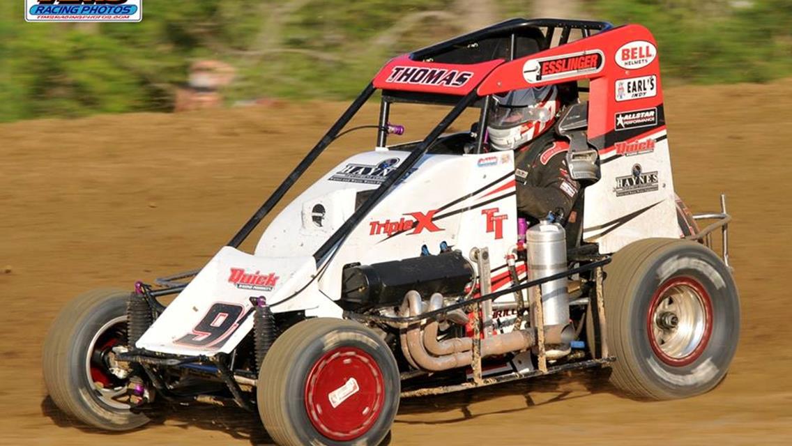 Thomas Scores Top Fives on Pavement and Dirt During Busy Weekend