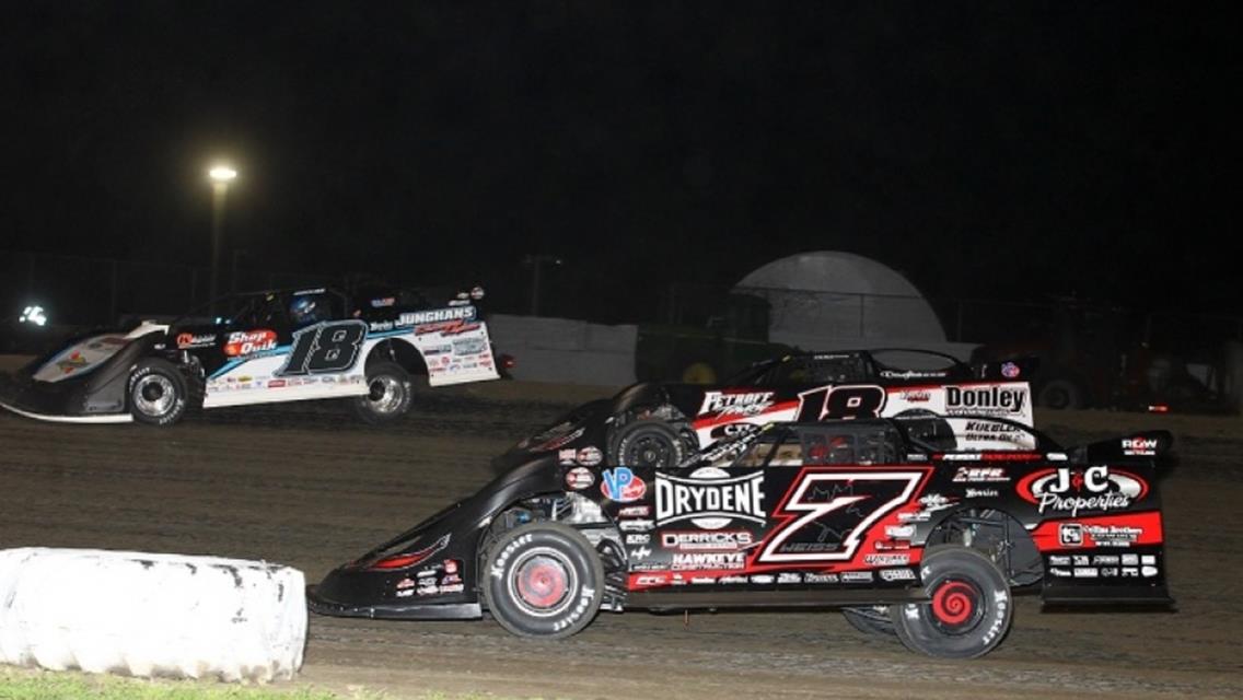 Davenport Speedway (Davenport, IA) - World of Outlaws Morton Buildings Late Model Series - May 29th-30th, 2020. (Mike Ruefer photo)