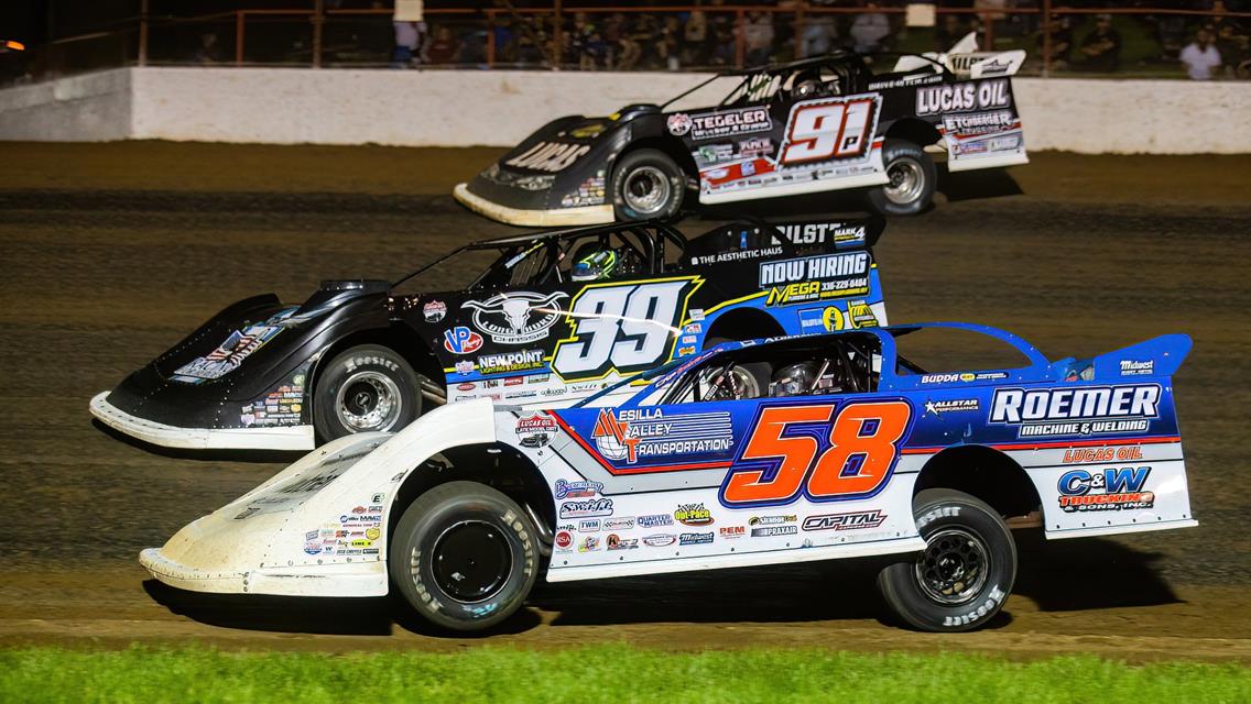Lucas Oil Speedway (Wheatland, Mo.) – Lucas Oil Late Model Dirt Series – Show-Me 100 – May 27-28th, 2022. (Heath Lawson photo)