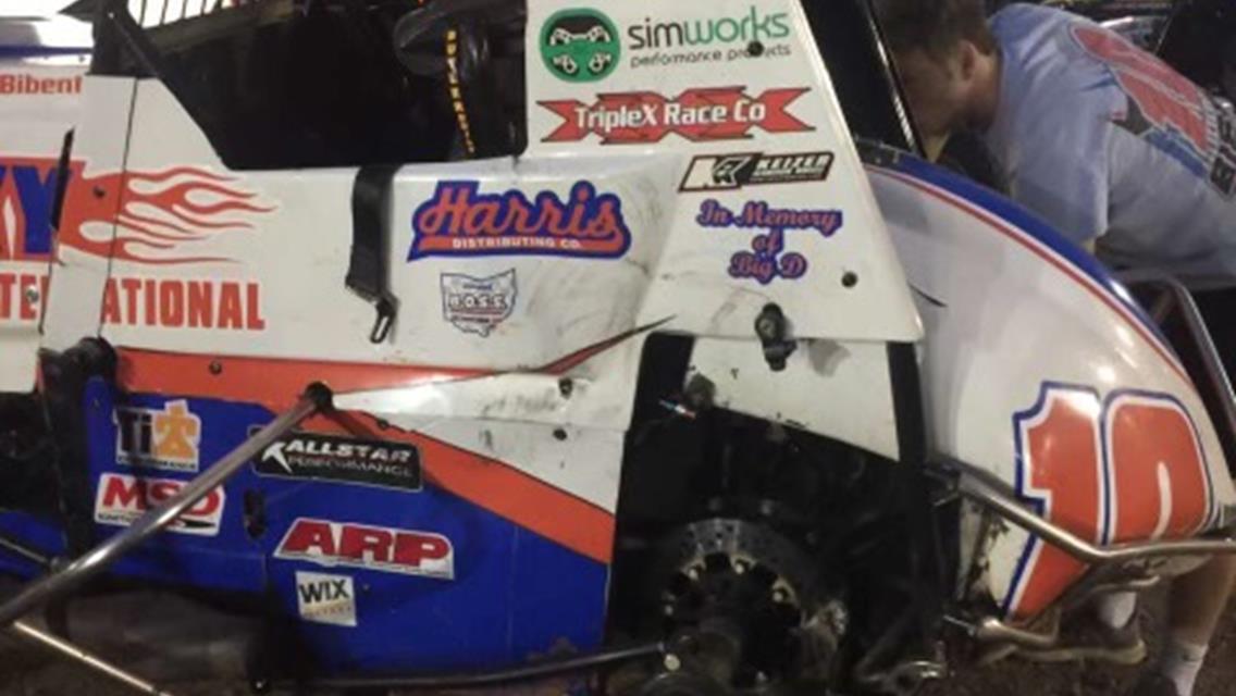 Crash at Lernerville Speedway