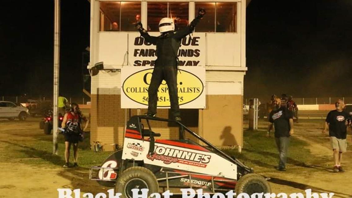 Baugh Wins 85th Badger Midget Series Opener at Dubuque