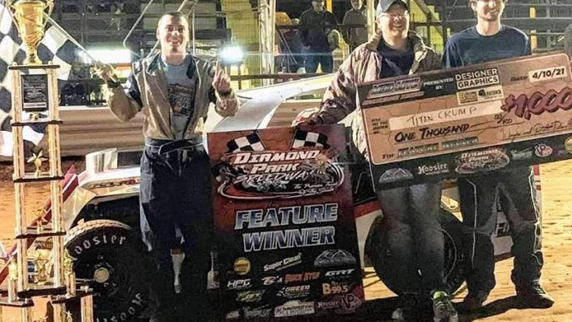 Crump up to Challenge at Diamond Park in IMCA STARS ModLite Challenge Series Opener