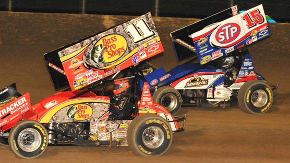 Steve Kinser and Donny Schatz