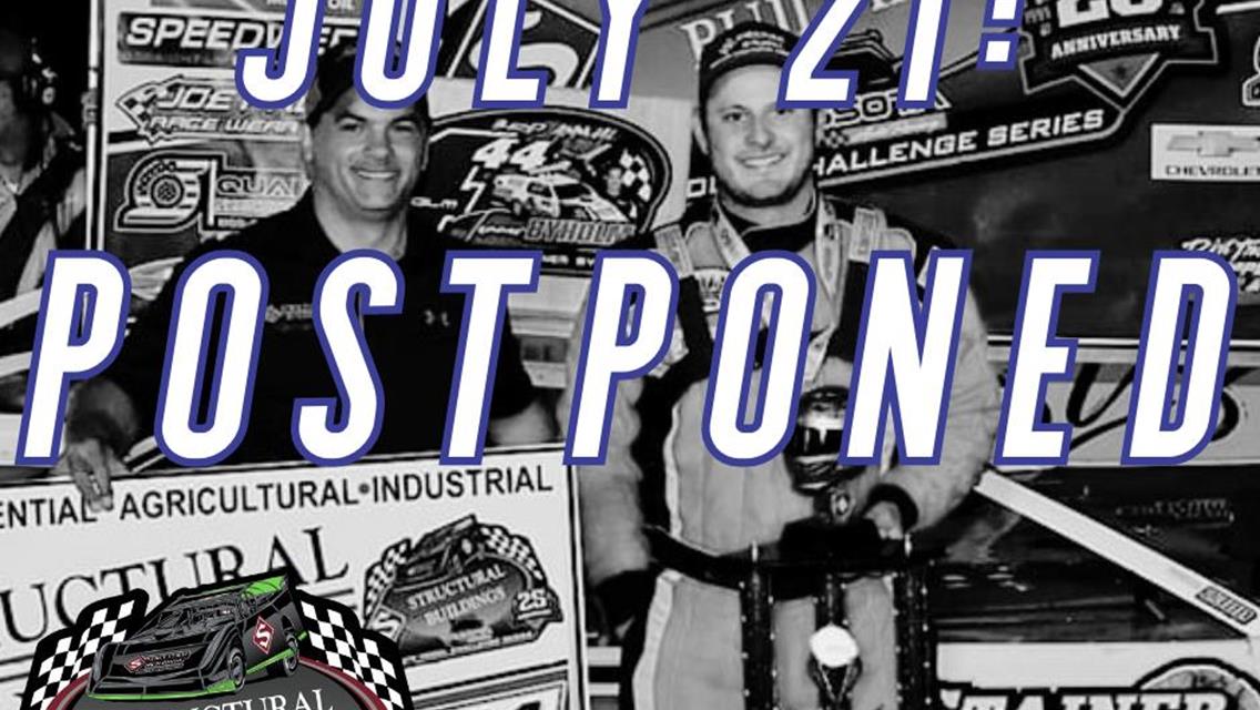 Gondik Law Speedway - POSTPONED for August 6th