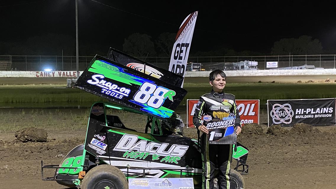 Davis, Laplante and Avedisian Top Opening Round of Lucas Oil NOW600 Series Sooner 600 Week at Caney Valley Speedway