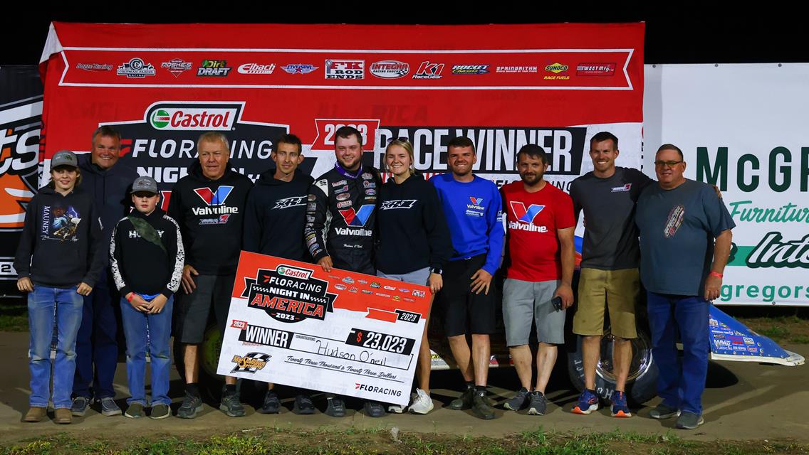 Marshalltown Speedway (Marshalltown, IA) – Castrol FloRacing Night in America – May 16th, 2023. (Josh James Artwork)