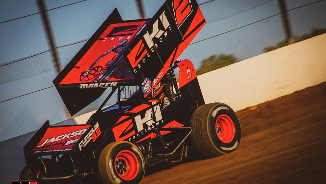 Kerry Madsen Moves Forward Throughout Friday’s World of Outlaws Race at Knoxville