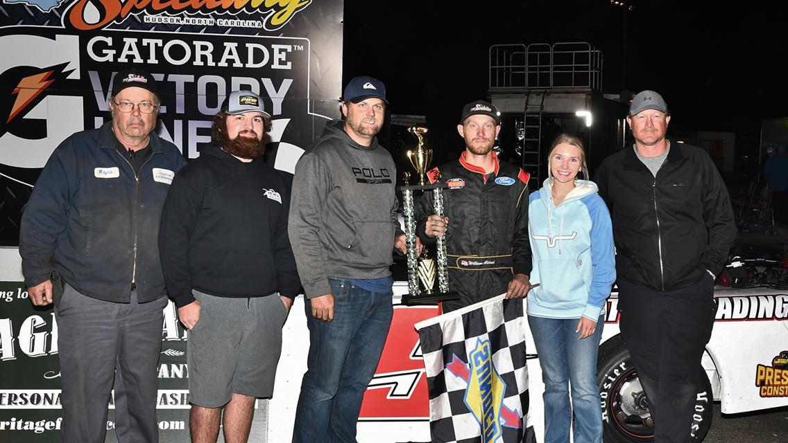 Eugene Norton and William Aldred split wins in the Twin Limited Late Model Races