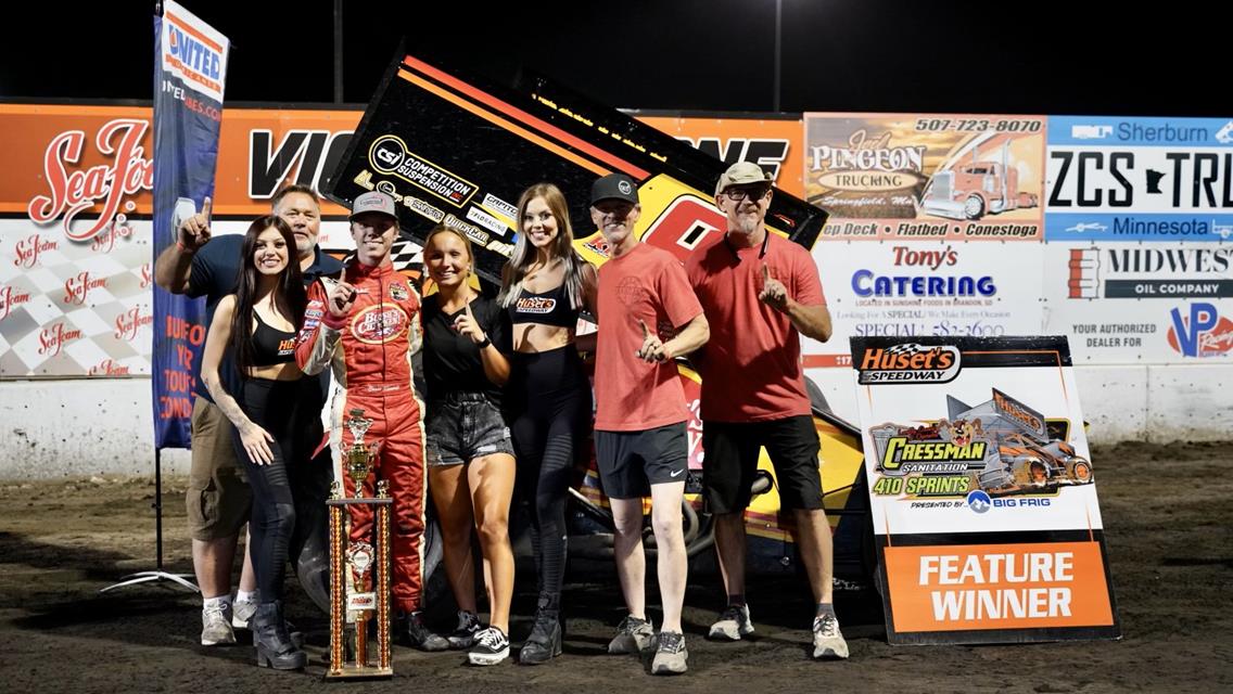 Randall, Hoing and Stegenga Garner Growmark Lubricants Night Triumphs at Huset’s Speedway