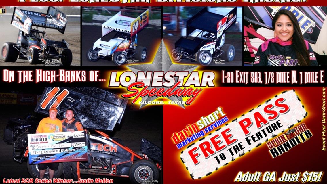 SPRINT CAR BANDITS SERIES CHAMPIONSHIP at LONESTAR SPEEDWAY - OCTOBER 1