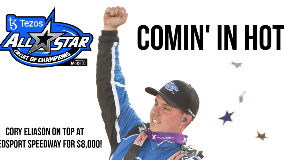 Cory Eliason on top at Weedsport Speedway for $8,000