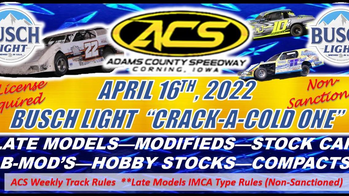 Busch Light &quot;Crack-A-Cold One&quot; Spring Spectacular to Open 2022 Season
