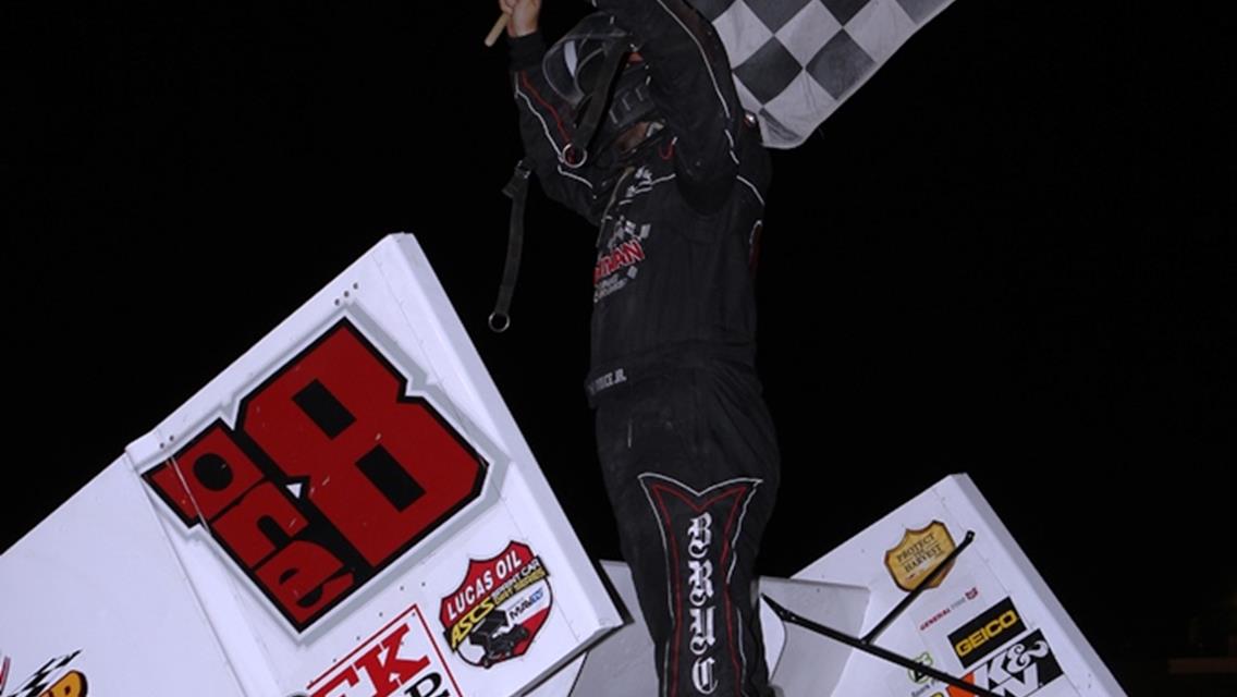 Bruce Jr. Dramatically Earns First Lucas Oil ASCS National Tour Victory of the Season