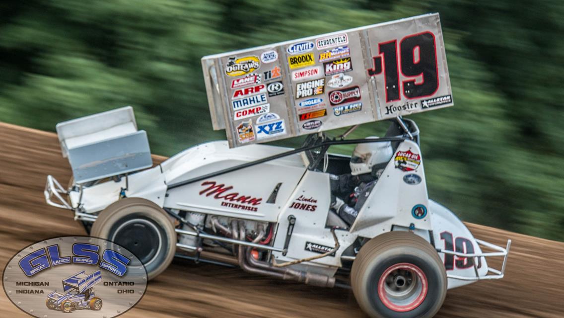 Linden Jones Passes on the Front Stretch for First Ever Feature Win