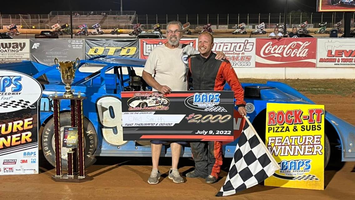 Chad Smith Earns Smokey Frye Late Model 50 Victory at BAPS