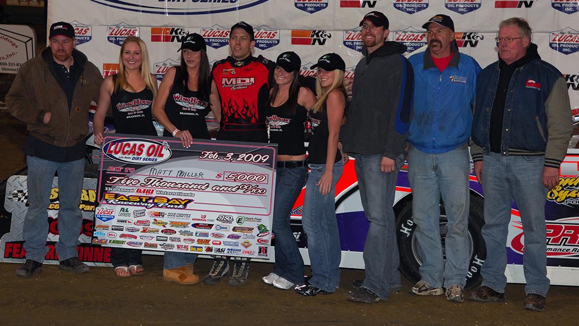 Matt Miller Rockets to Series Win on Opening Night at East Bay
