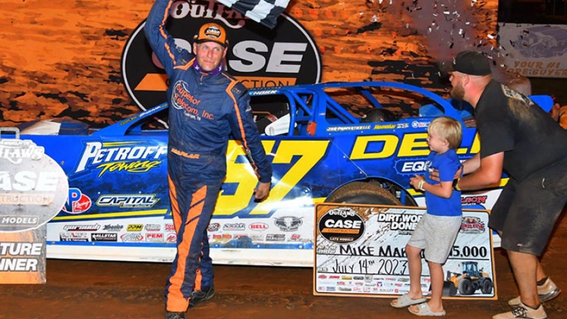 Ponderosa Speedway (Junction City, KY) – World of Outlaws Case Late Model Series – Johnny Mulligan Classic – July 14th, 2023. (Michael Moats photo)