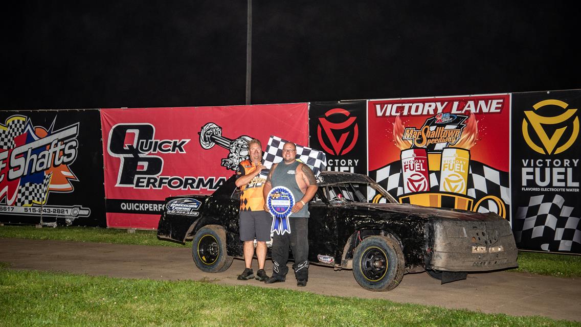 Thursday Night Thunder Fair wins to Rust, Murty, Kuehl, Filloon, Brown, and Grady