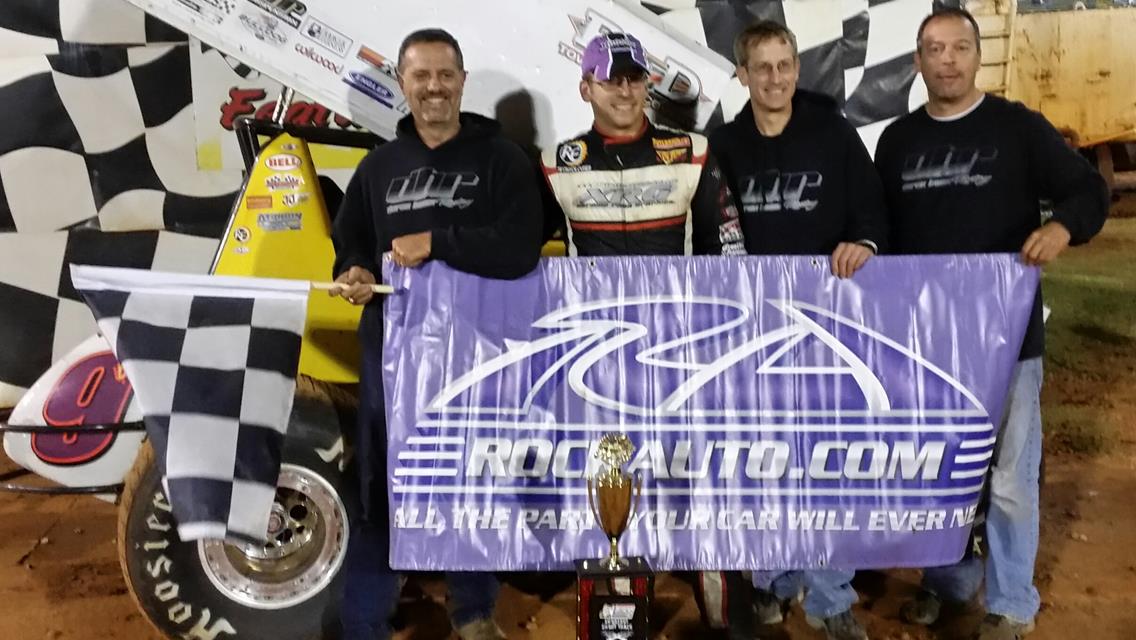 Hagar Charges to 12th Win of Season during Debut at Talladega Short Track