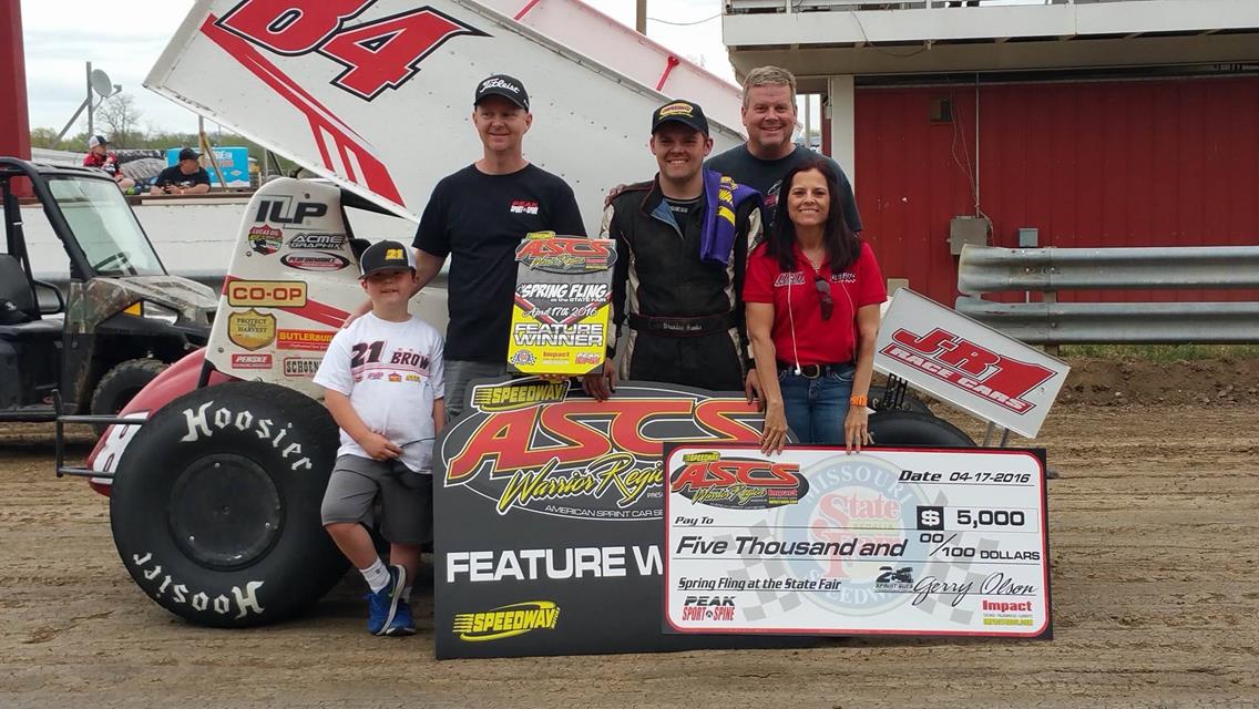 Brandon Hanks Pockets $5,000 at the Missouri State Fair Speedway
