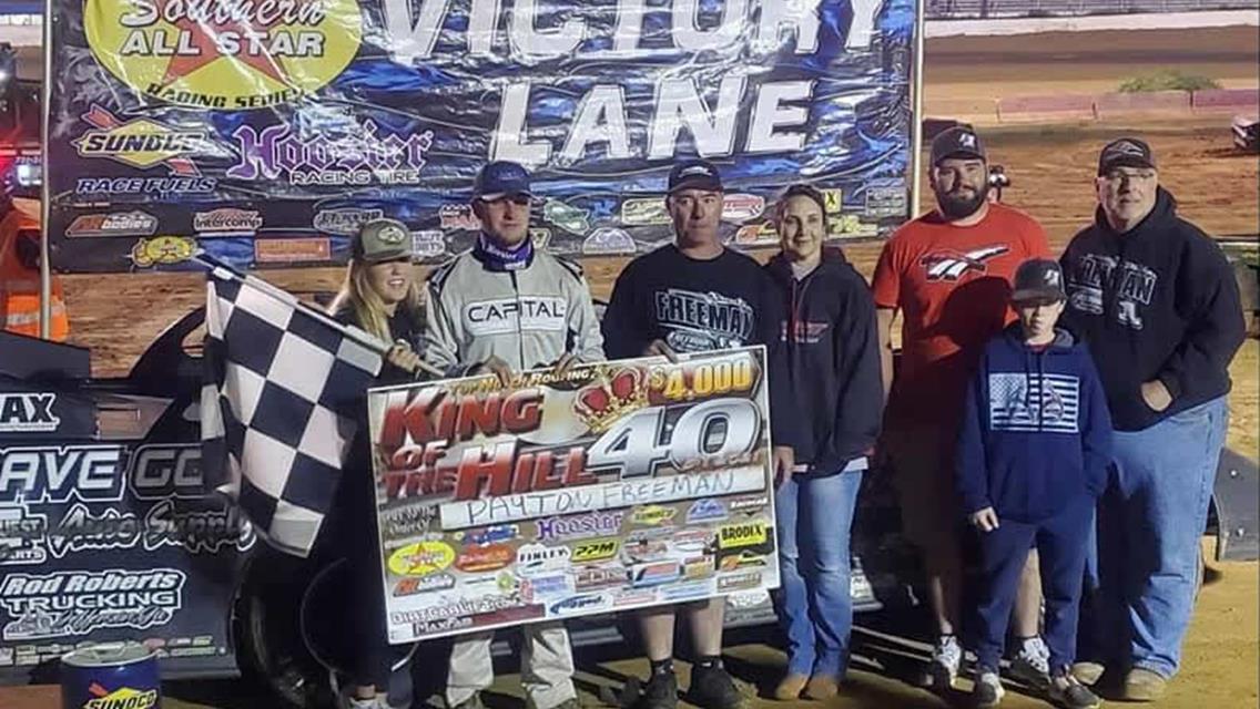 Payton Freeman scores first career SAS win at Clayhill
