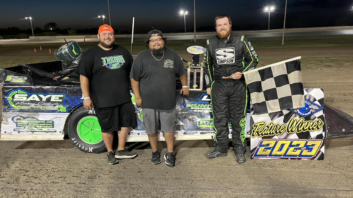 Texana Raceway Park (Edna, TX) – American Crate Late Model Series – July 8th, 2023.