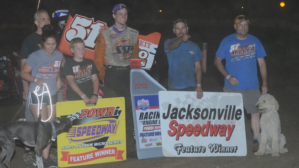 Miller Picks off Ronk in Lap Traffic to Win at Jacksonville Speedway