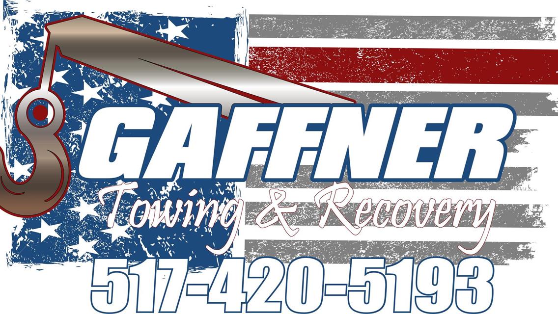 OWOSSO SPEEDWAY ANNOUNCES NEW OFFICIAL TOW COMPANY PARTNERSHIP WITH GAFFNER TOWING &amp; RECOVERY!