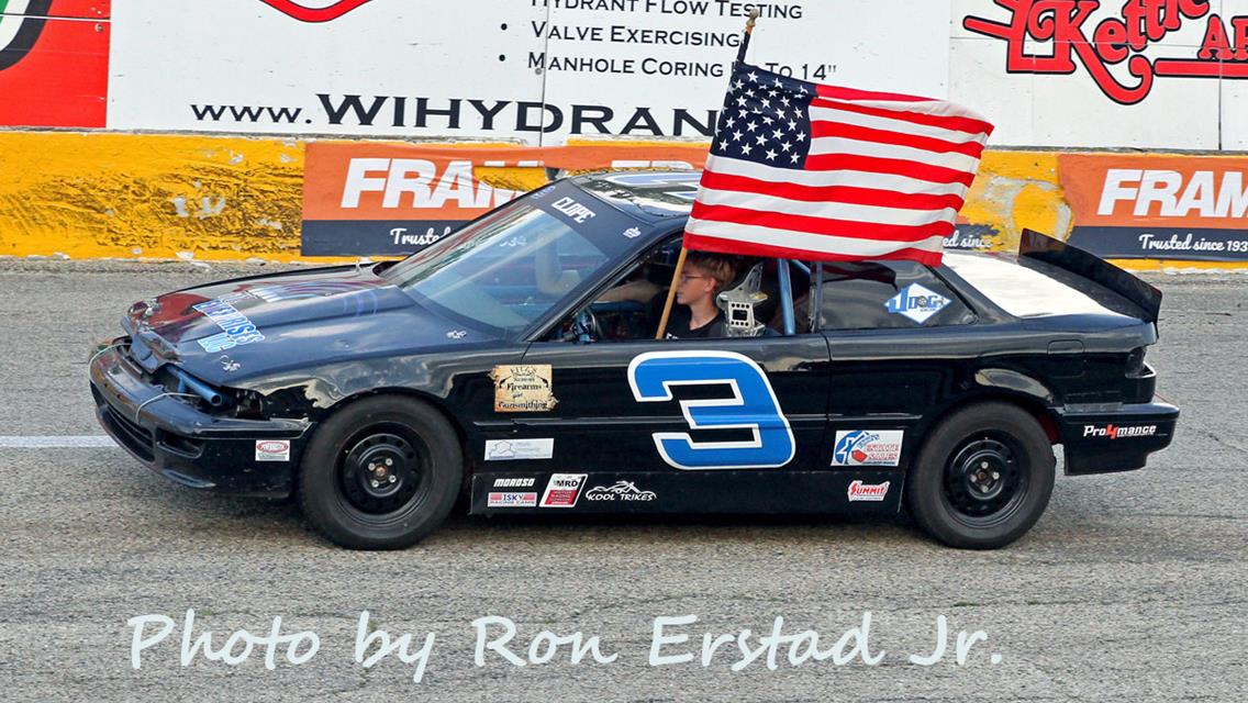 RJ Braun Tops Destefano for first Super Late Model Feature Win at Slinger